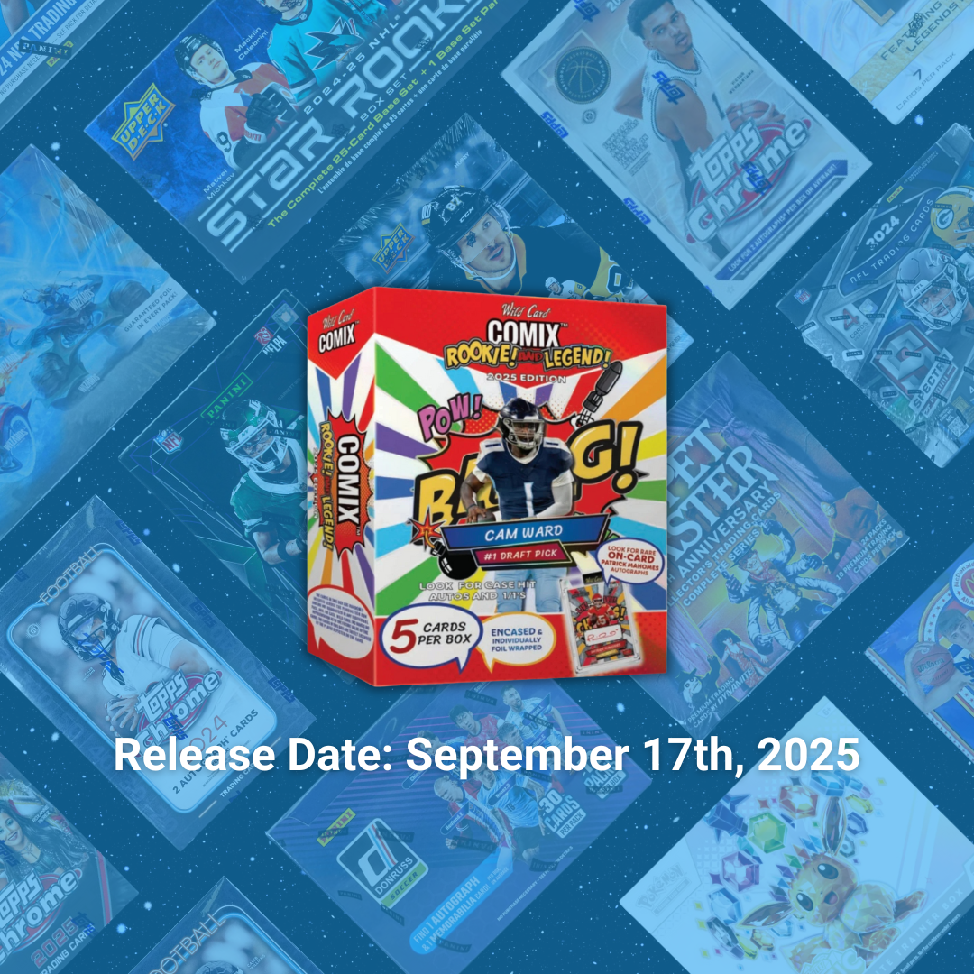 2025 Wild Card Alumination Comix Rookie & Legend Football Hobby Releas The Awesome Card Shop 2025 Wild Card Alumination Comix Rookie & Legend Football Hobby Releas The Awesome Card Shop