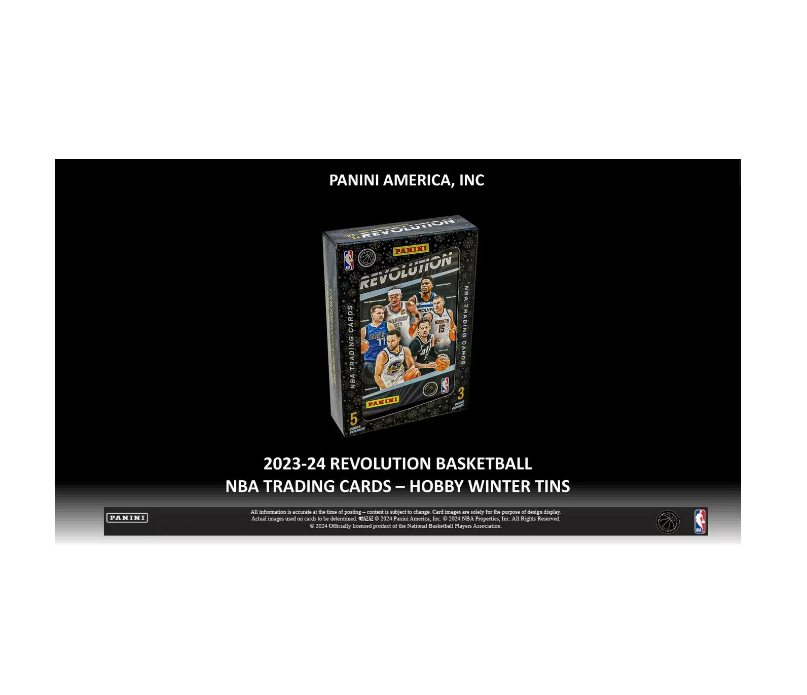 2023-24 Panini Revolution Basketball Winter Tin