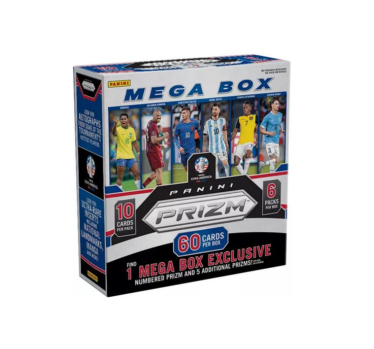 2024 Panini Prizm Soccer Copa America Mega Box The Awesome Card Shop 2024 Panini Prizm Soccer Copa America Mega Box The Awesome Card Shop