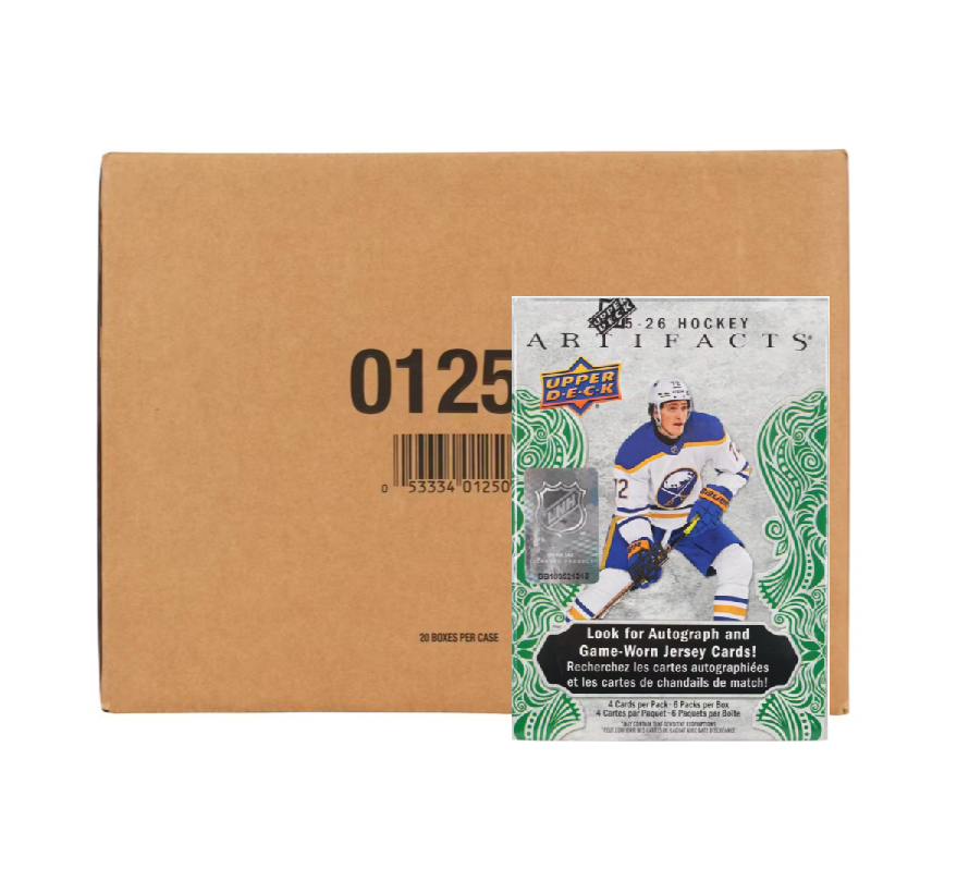 2025-26 Upper Deck Artifacts Hockey Blaster 20-Box Case