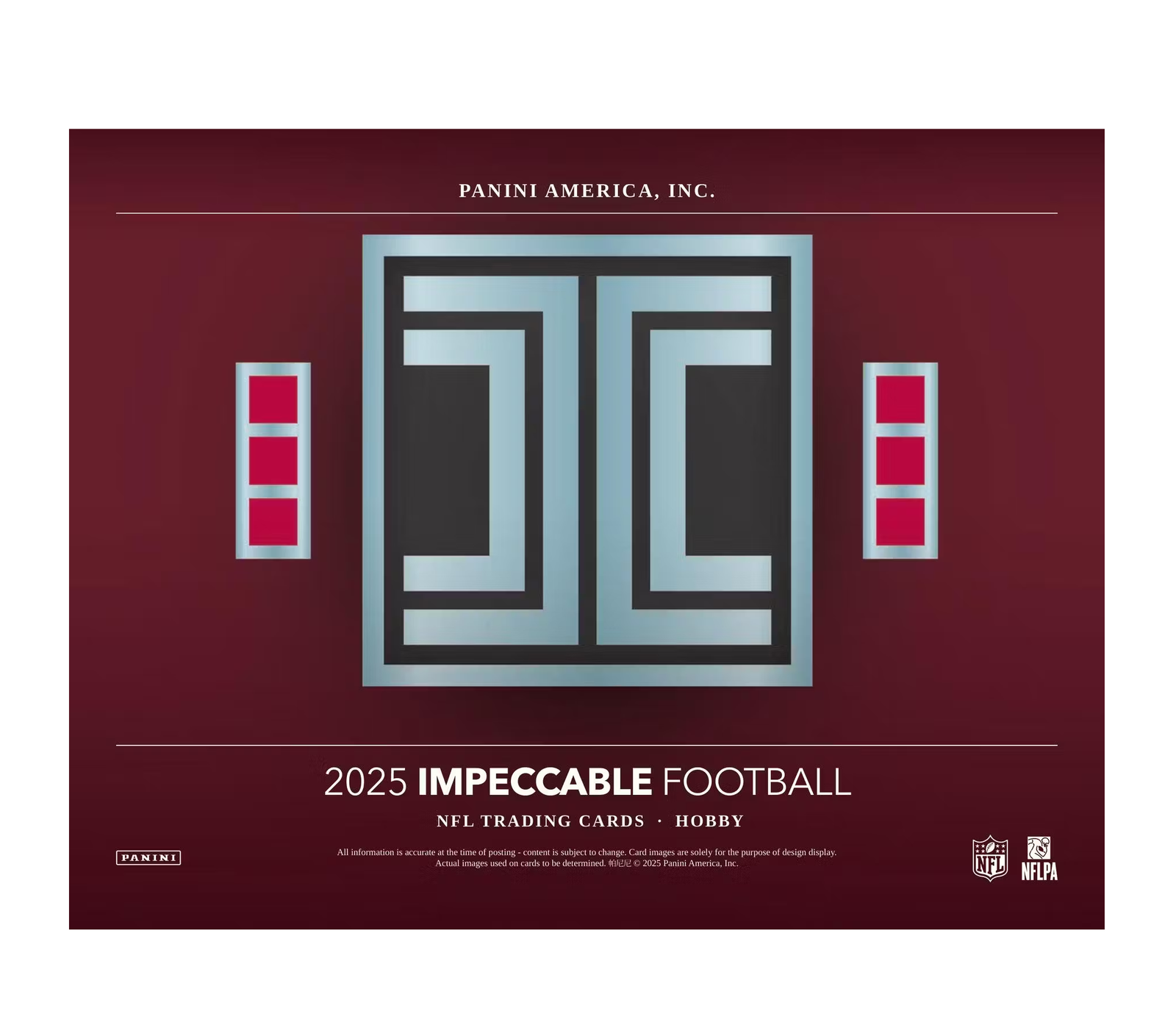 2025 Panini Impeccable Football Hobby 3-Box Case