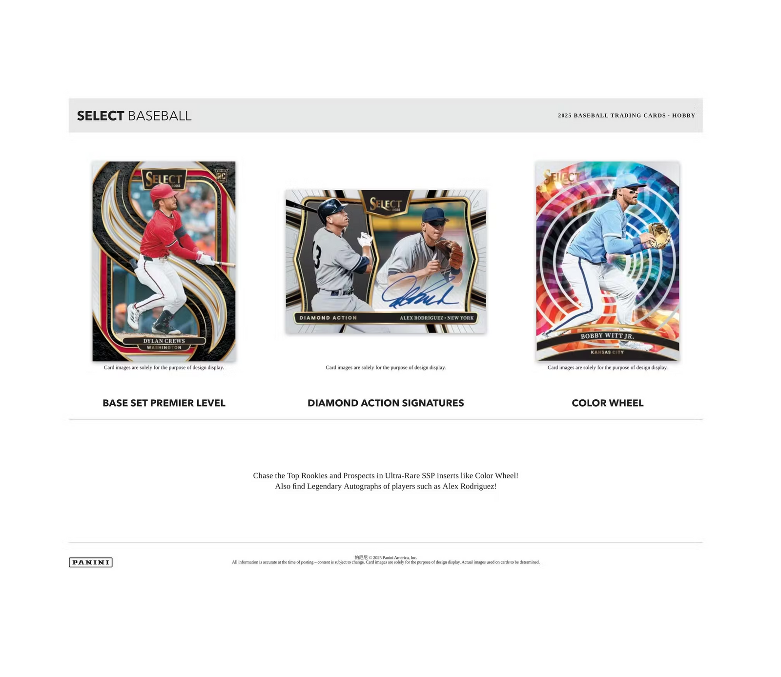 2025 Panini Select Baseball Hobby Box