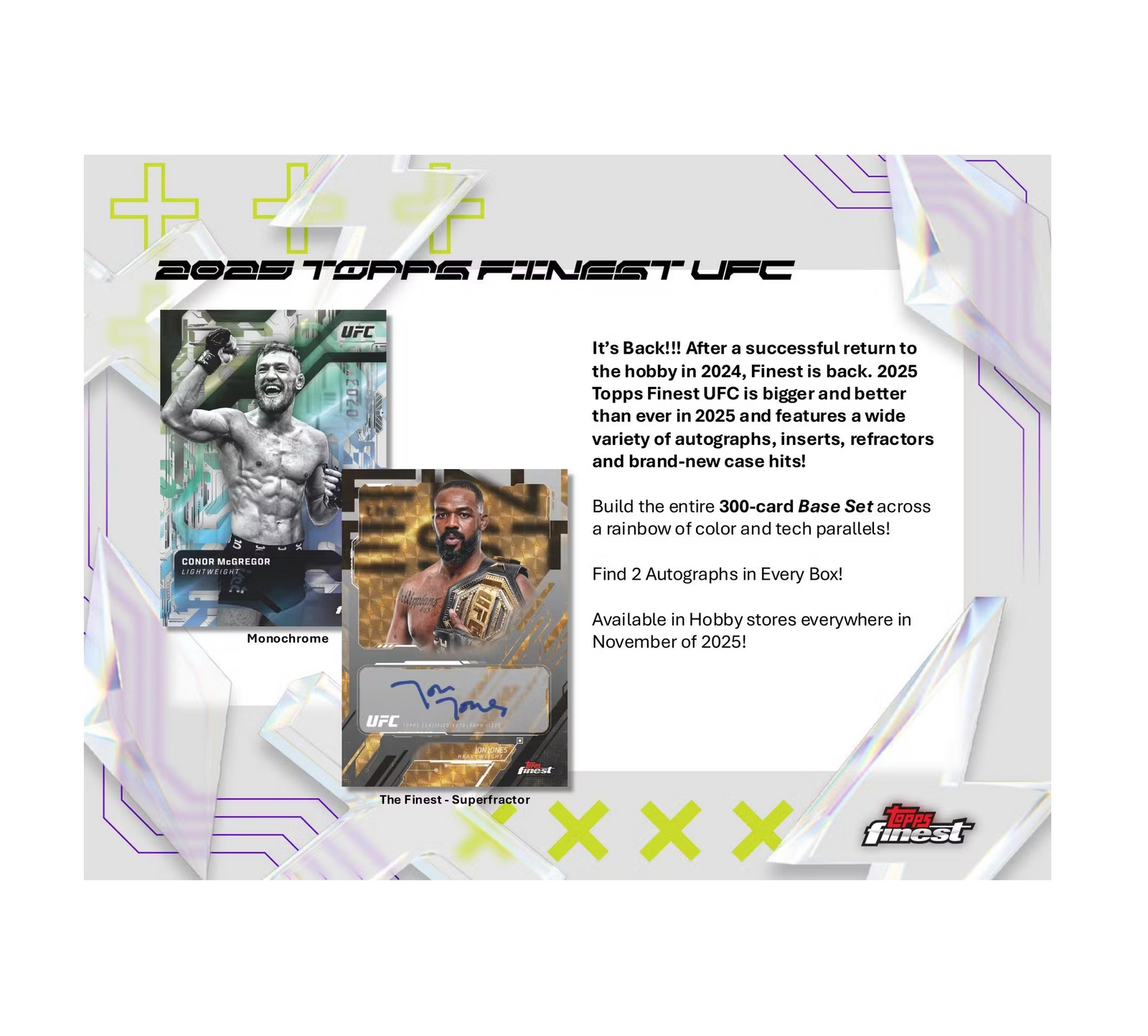 2025 Topps UFC Finest Hobby Box