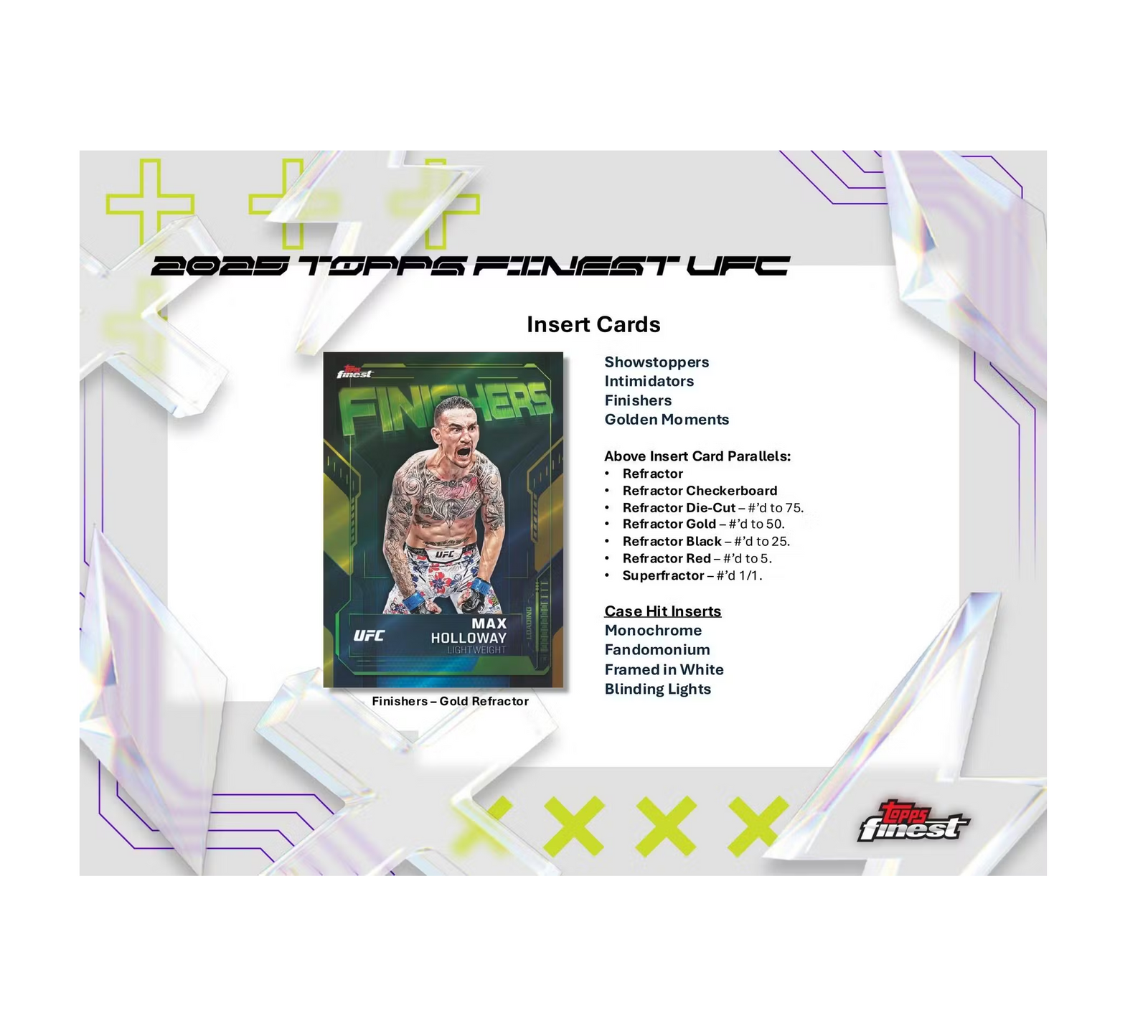 2025 Topps UFC Finest Hobby Box