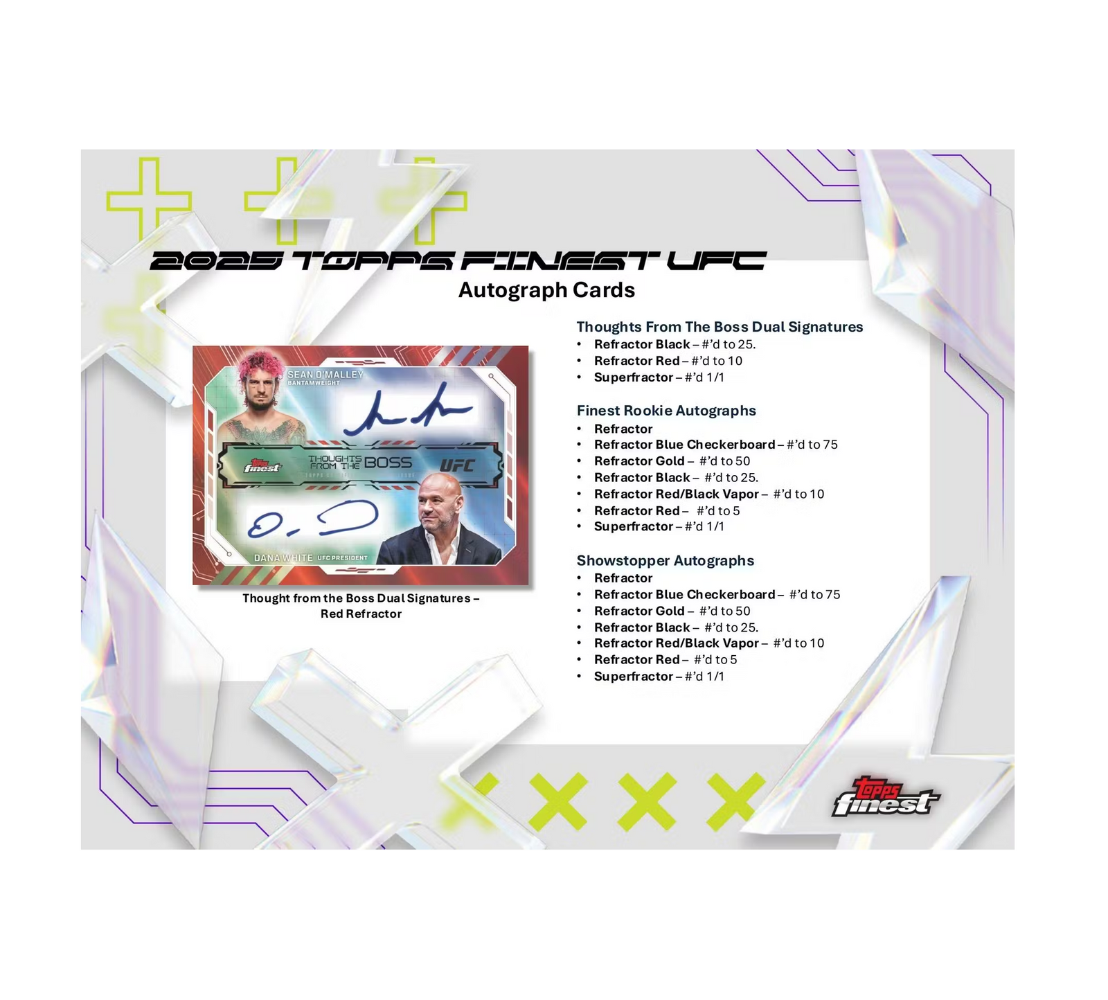 2025 Topps UFC Finest Hobby Box