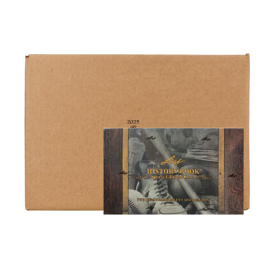 2025 Leaf History Book Sports Edition Chapter 2 10-Box Case