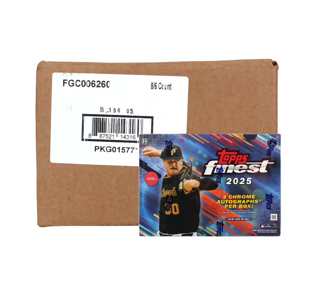 2025 Topps Finest Baseball Hobby 8-Box Case