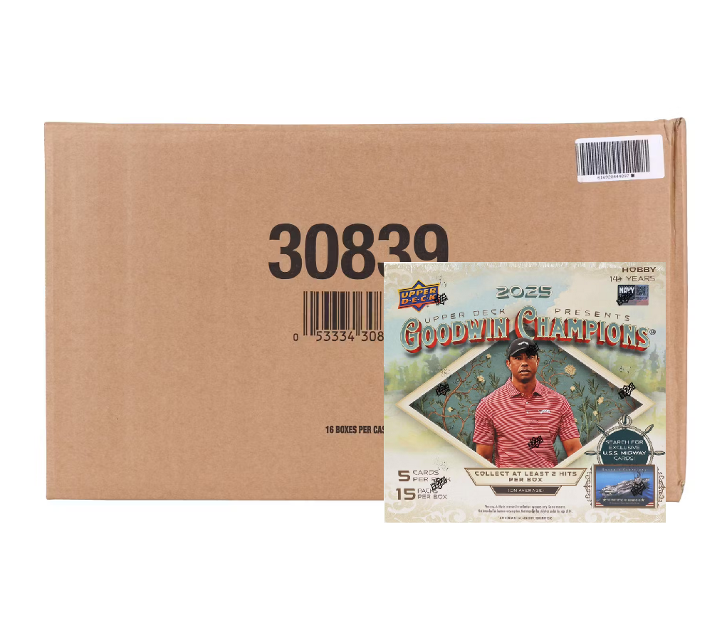 2025 Upper Deck Goodwin Champions Hobby 16-Box Case