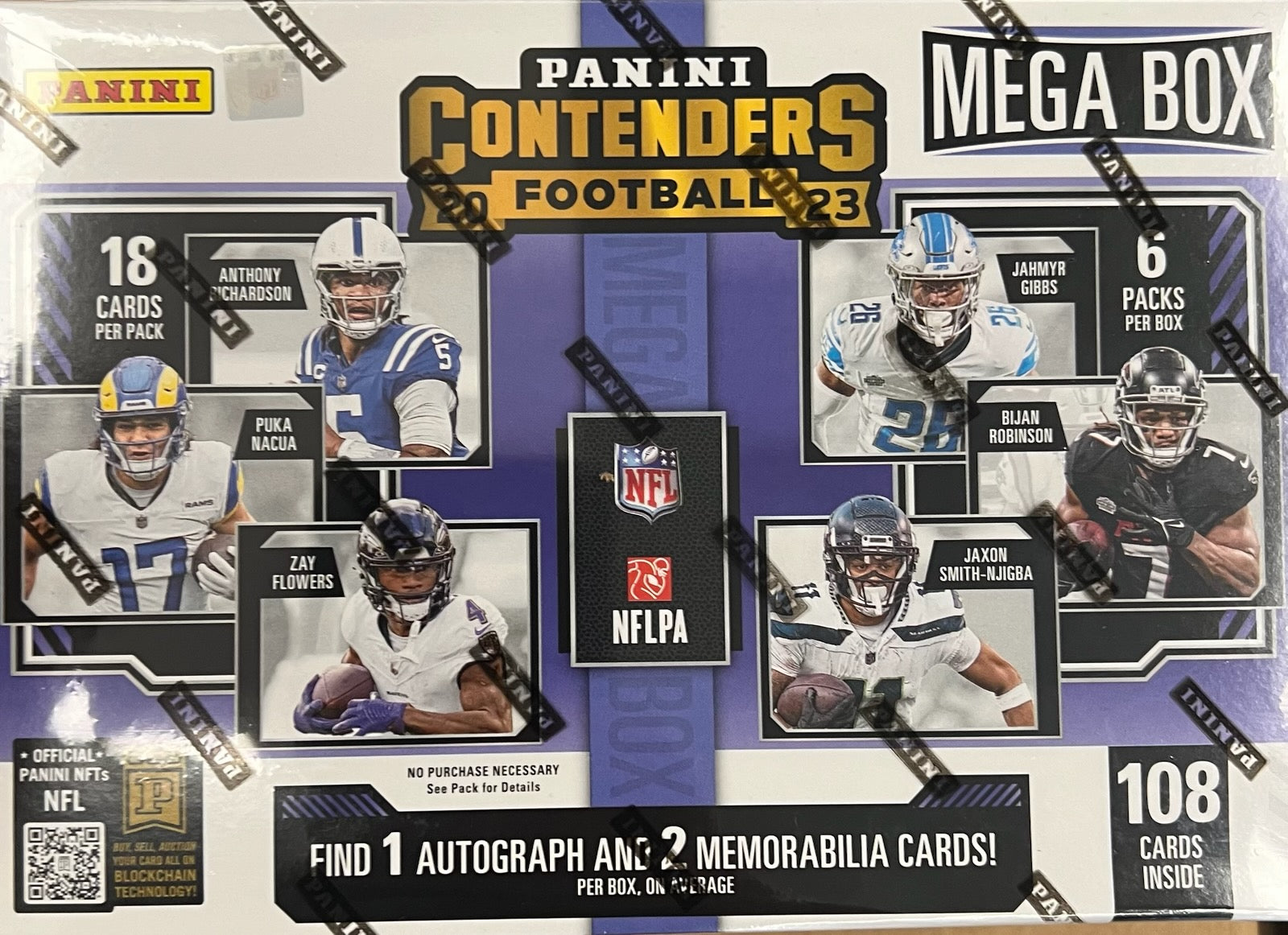 2023 Panini Contenders Football Hobby Mega Box (Orange Parallels)