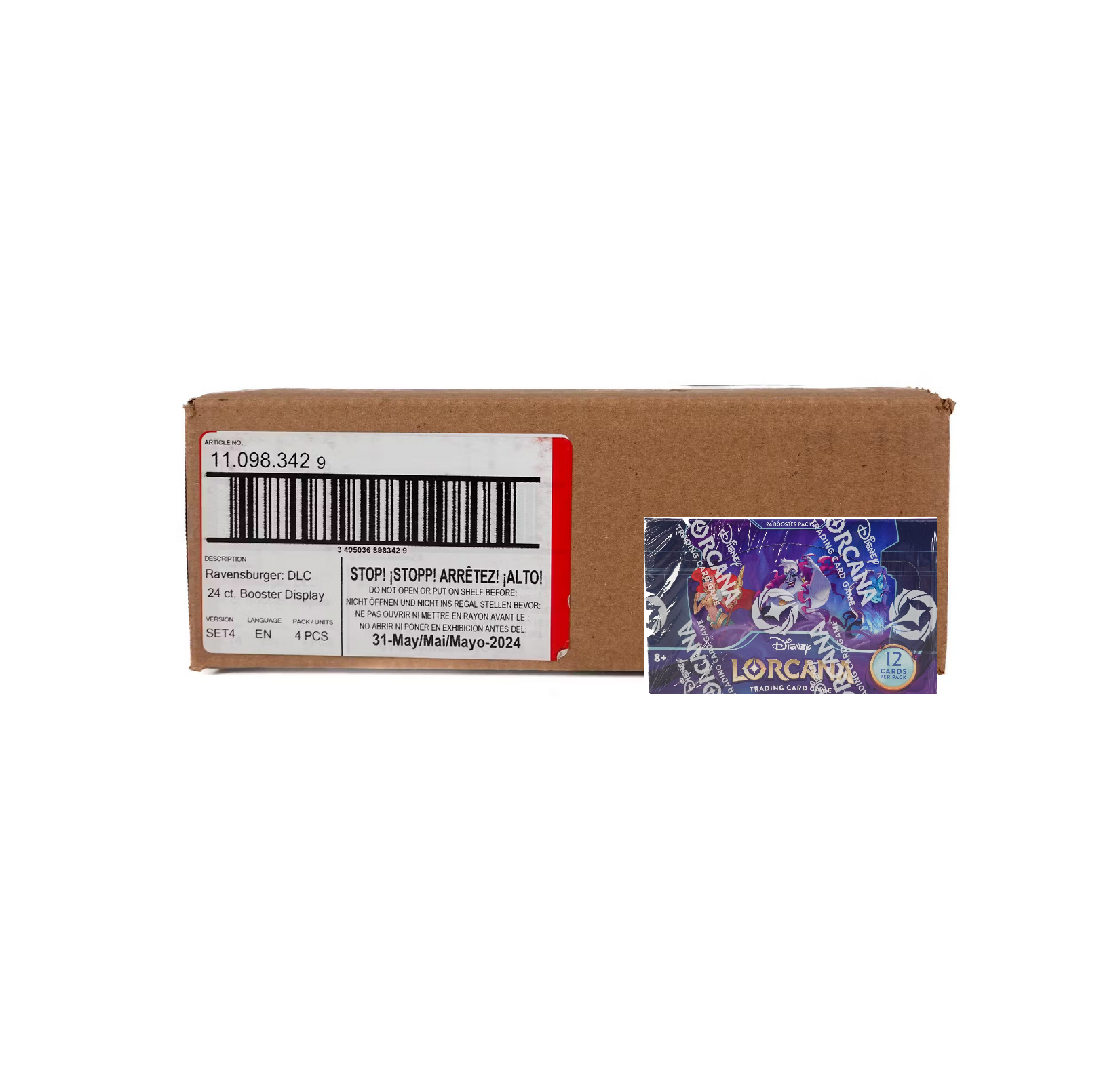 Lorcana Ursula's Return Booster 4-Box Case The Awesome Card Shop Lorcana Ursula's Return Booster 4-Box Case The Awesome Card Shop