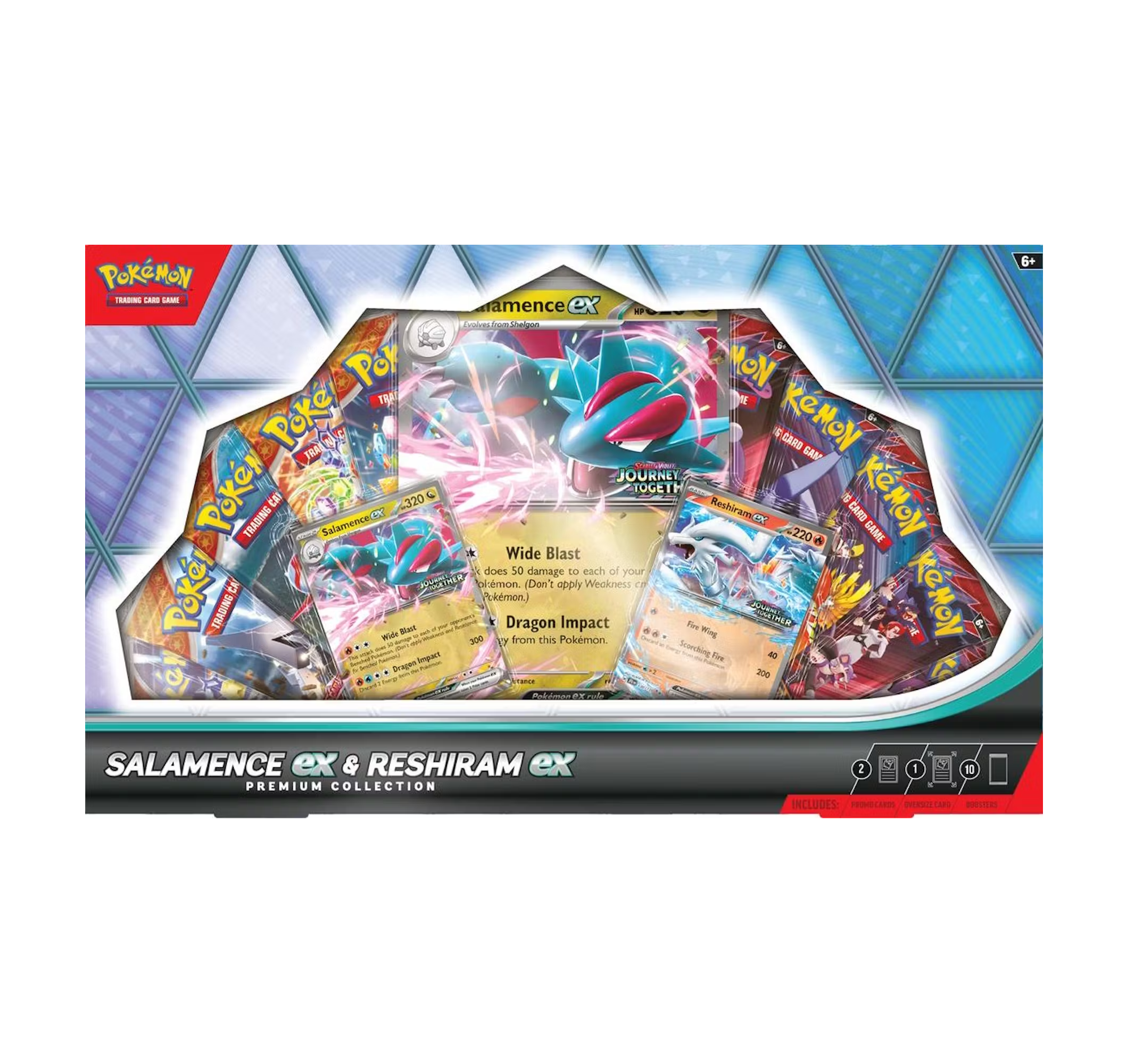 Pokemon Salamence & Reshiram EX Premium Collection Box