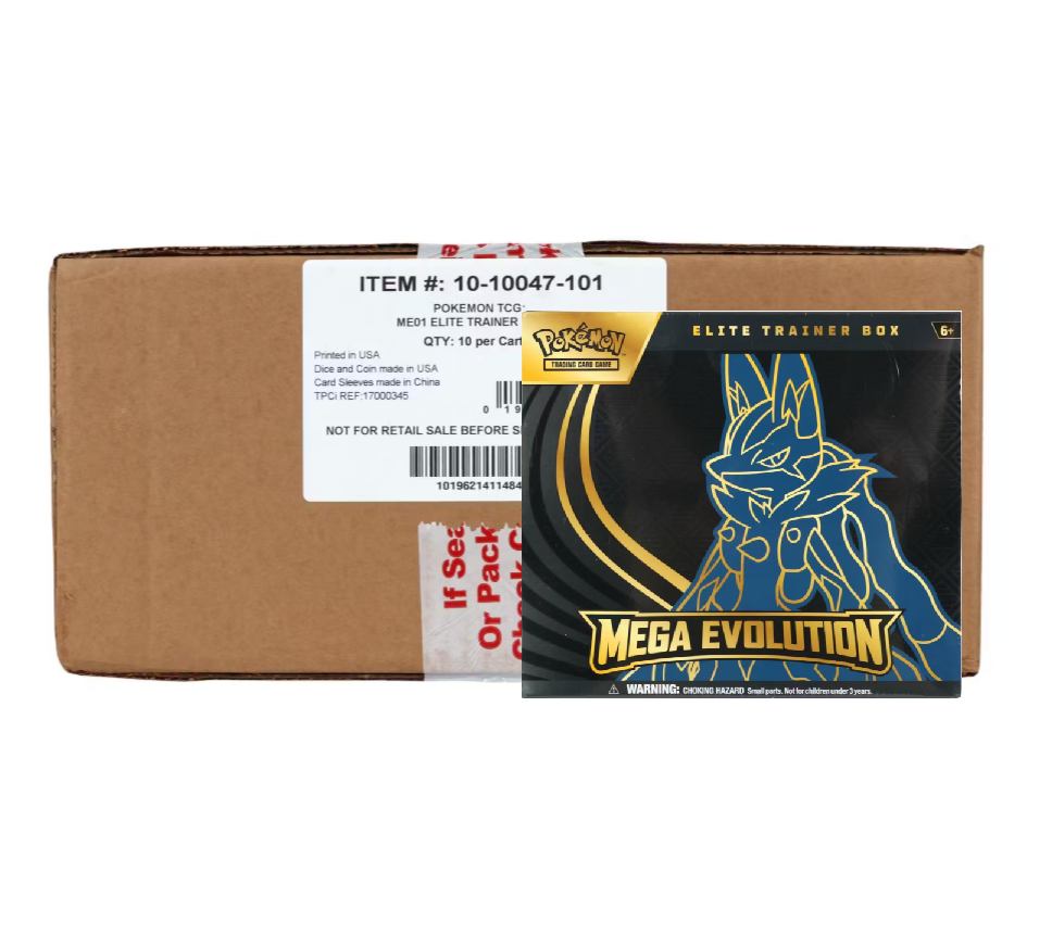 Pokemon Mega Evolution Elite Trainer 10-Box Case