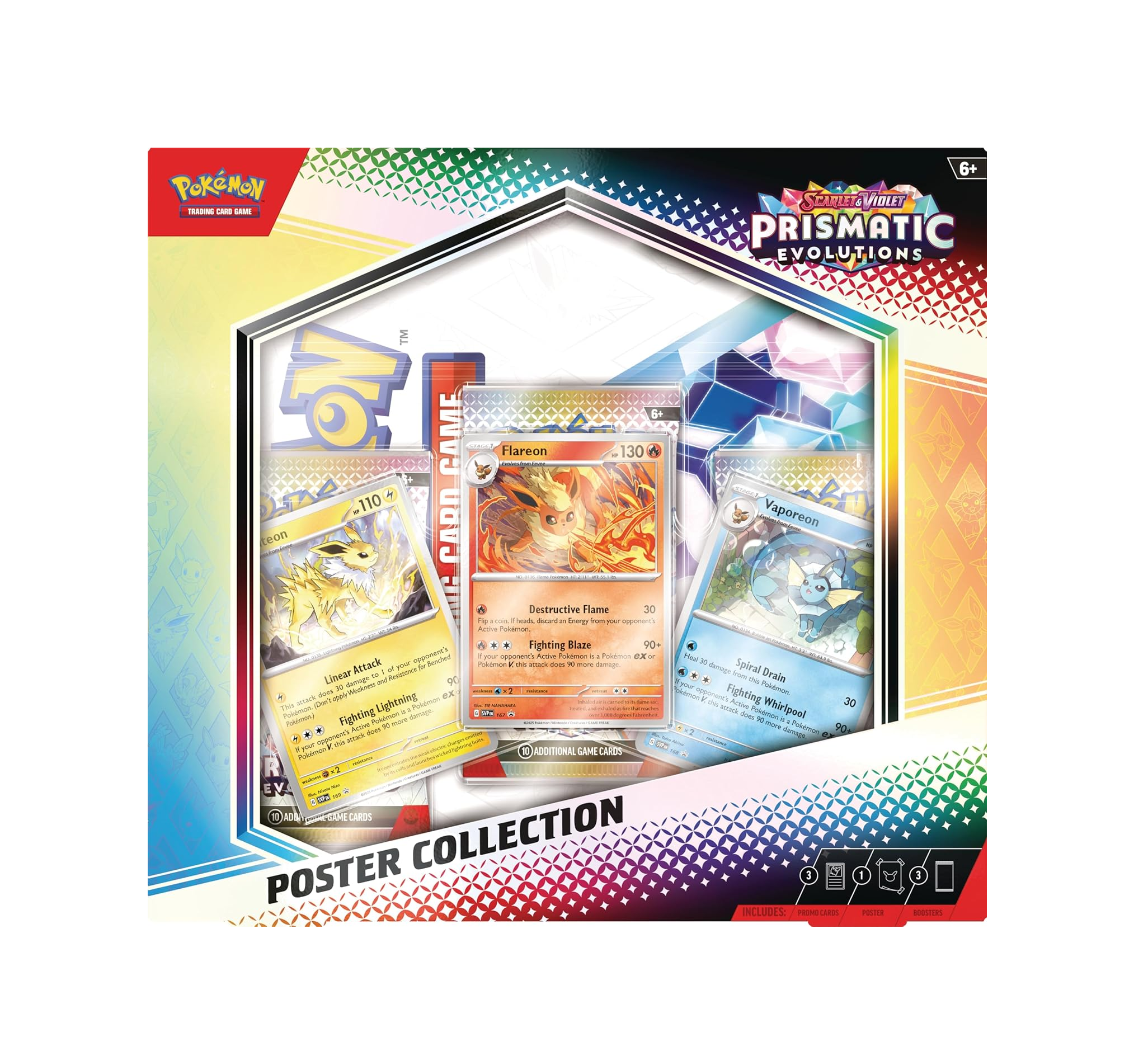 Pokemon Scarlet & Violet Prismatic Evolutions Poster Collection Box
