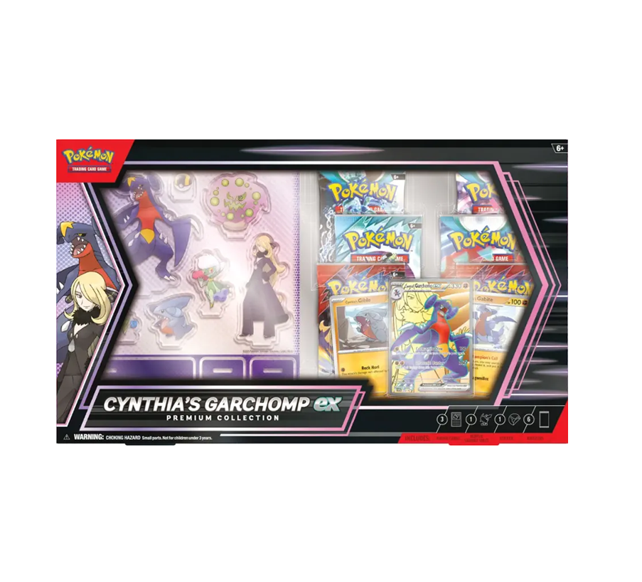 Pokémon TCG Cynthia’s Garchomp ex Premium Collection Box