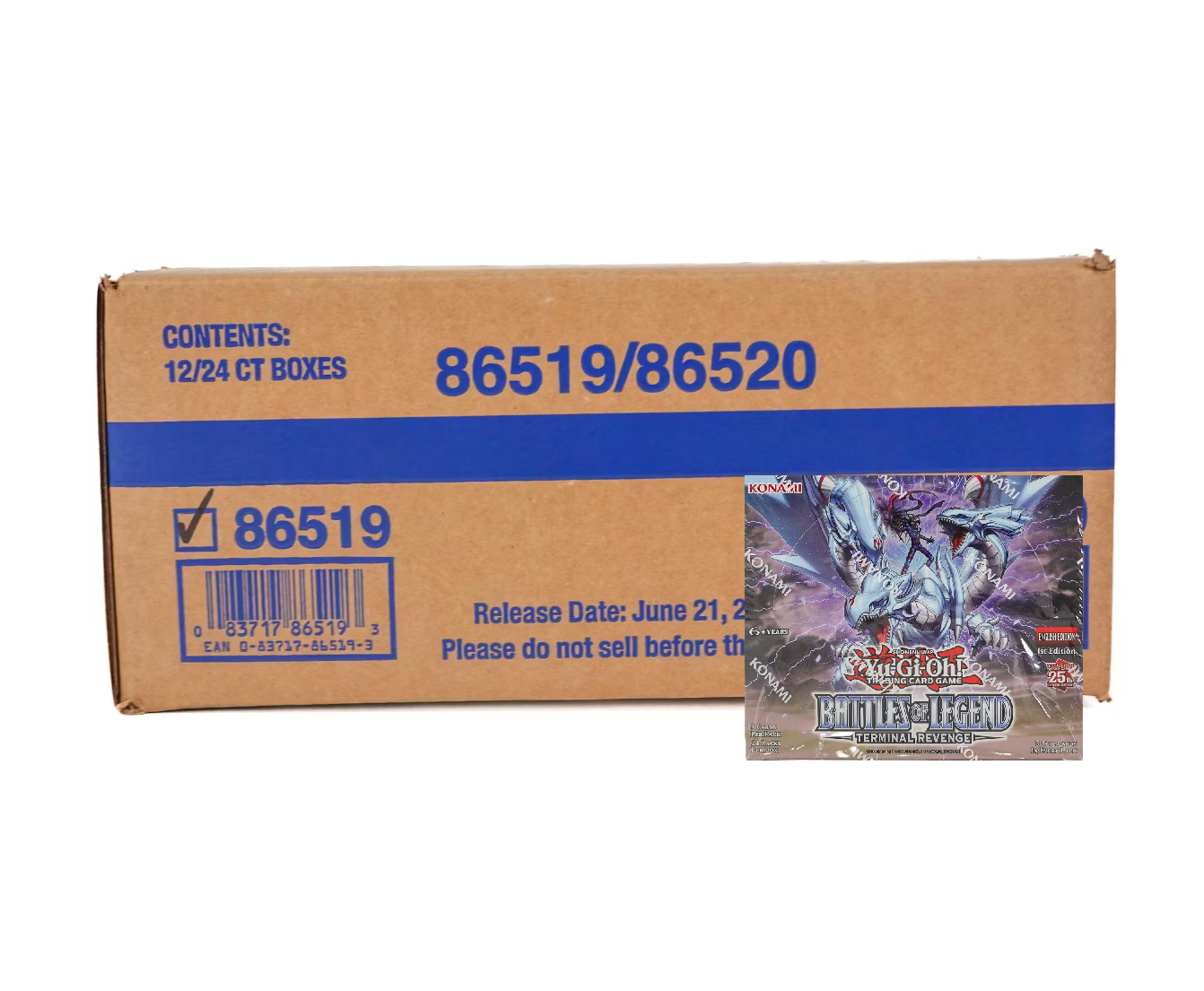 Yu-Gi-Oh! Battles of Legend Terminal Revenge Booster 12-Box Case Yu-Gi-Oh! Battles of Legend Terminal Revenge Booster 12-Box Case