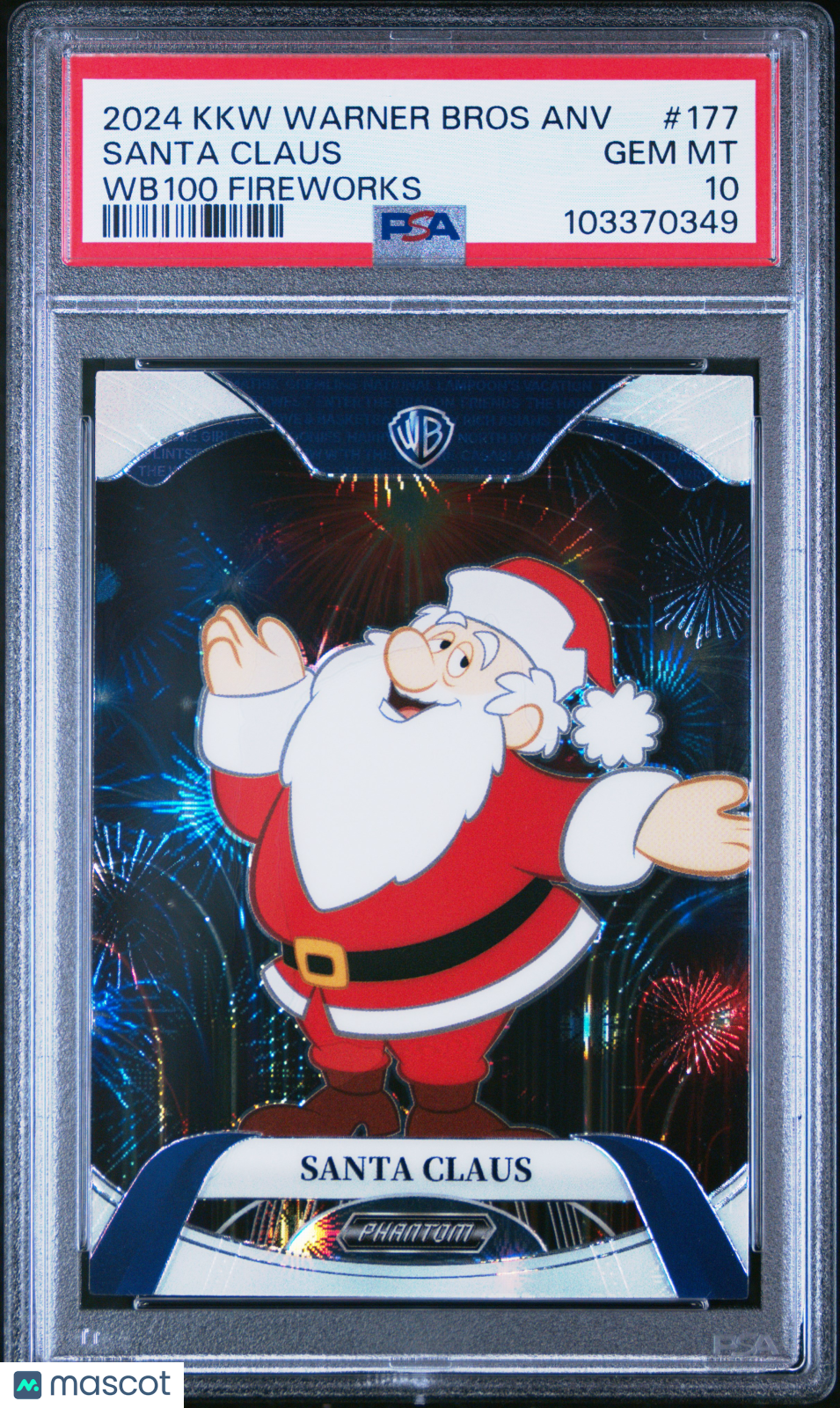 2024 Kakawow Phantom Warner Bros. 100th Anniversary Santa Claus #177 PSA 10