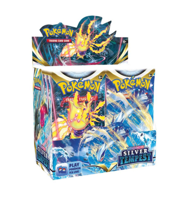 Pokemon Sword & Shield Silver Tempest Booster Box Pokemon Sword & Shield Silver Tempest Booster Box