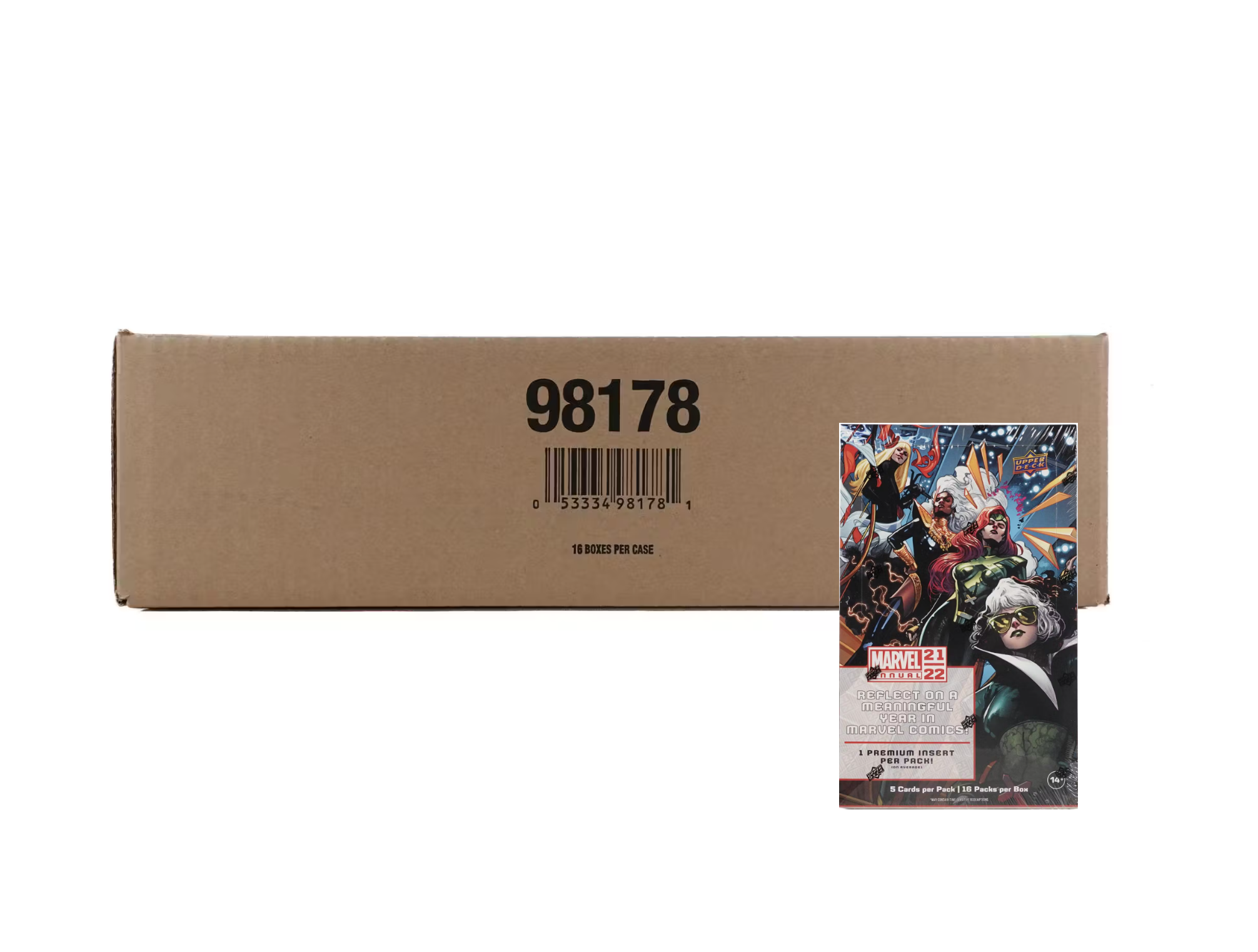 2021-22 Upper Deck Marvel Annual 16-Box Hobby Case