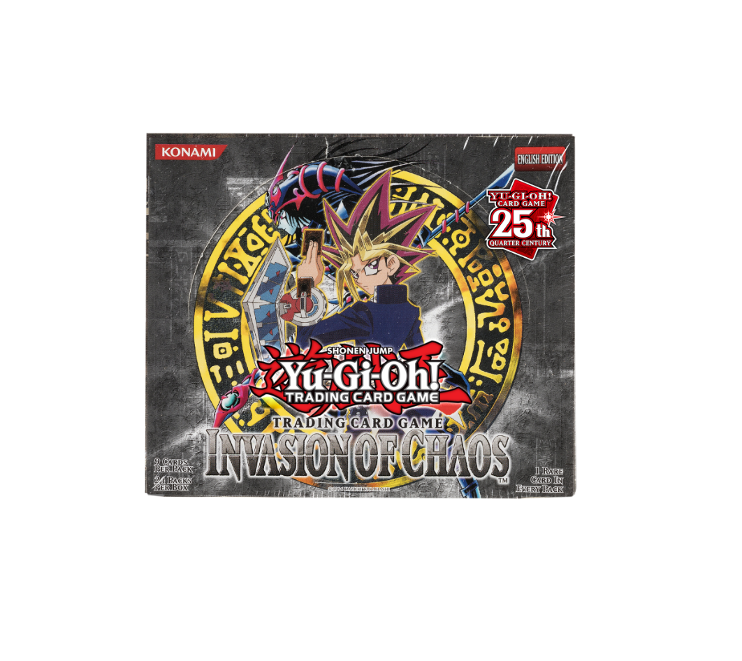 Yu-Gi-Oh! Invasion of Chaos 25th Anniversary Booster Box The Awesome Card Shop Yu-Gi-Oh! Invasion of Chaos 25th Anniversary Booster Box The Awesome Card Shop