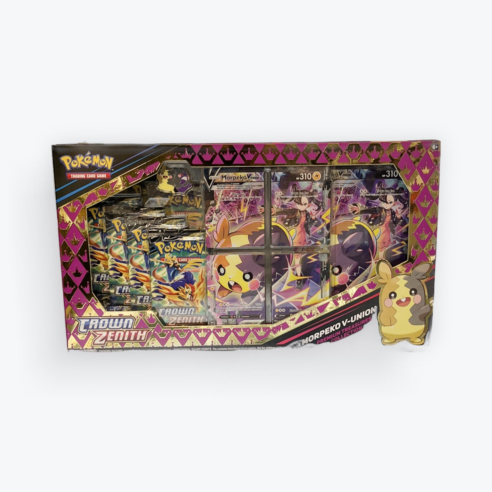 Pokémon Crown Zenith Morpeko V-Union Premium Treasures Collection Box
