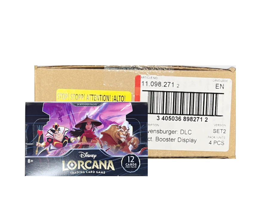 Disney Lorcana Rise Of The Floodborn Booster 4 Box Case The Awesome Card Shop Disney Lorcana Rise Of The Floodborn Booster 4 Box Case The Awesome Card Shop
