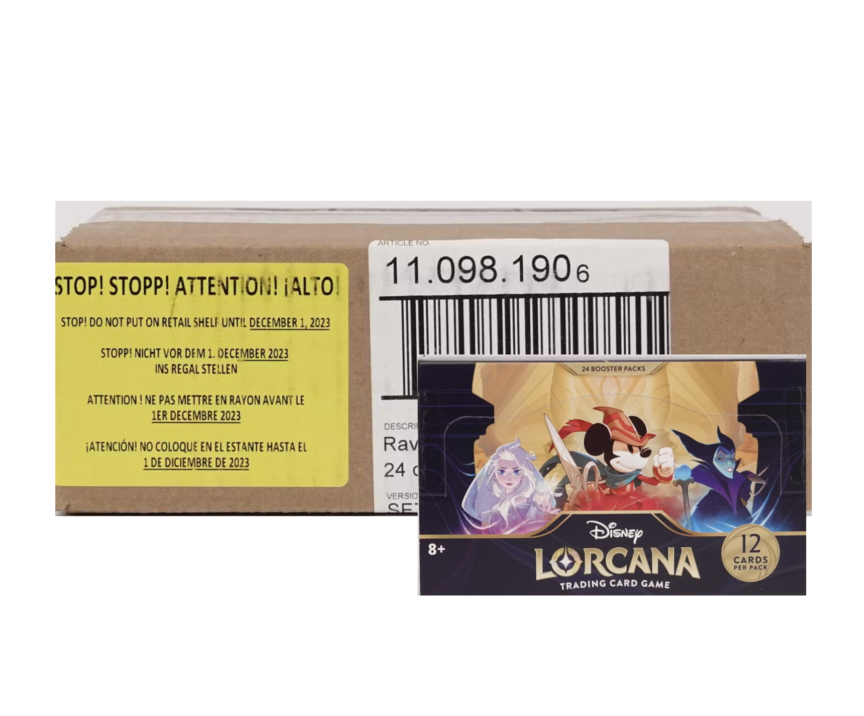 Disney Lorcana The First Chapter Booster 4 Box Case Wave 2 – The Awesome Card Shop