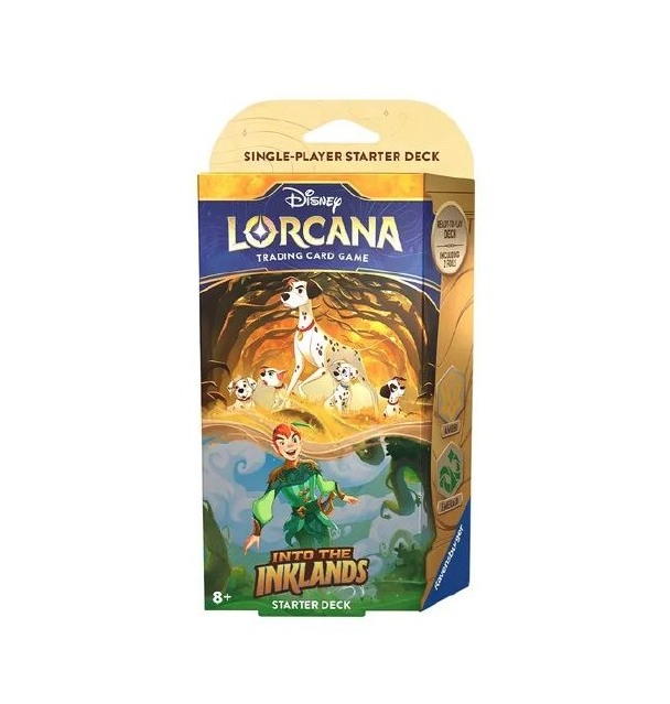 Disney Lorcana Into The Inklands Peter Pan Starter Deck