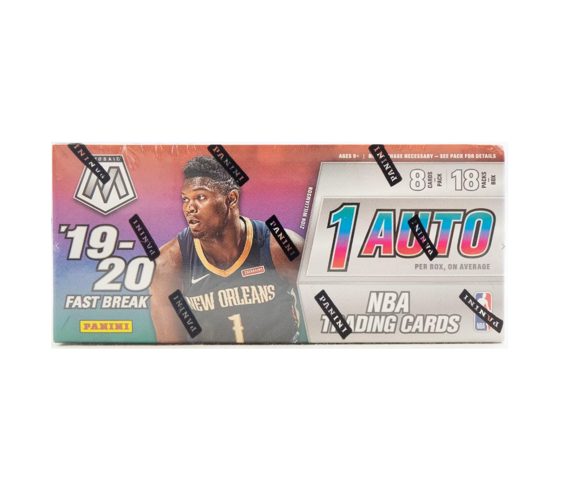 2019-20 Prizm Mosaic Basketball Fast Break Hobby Box