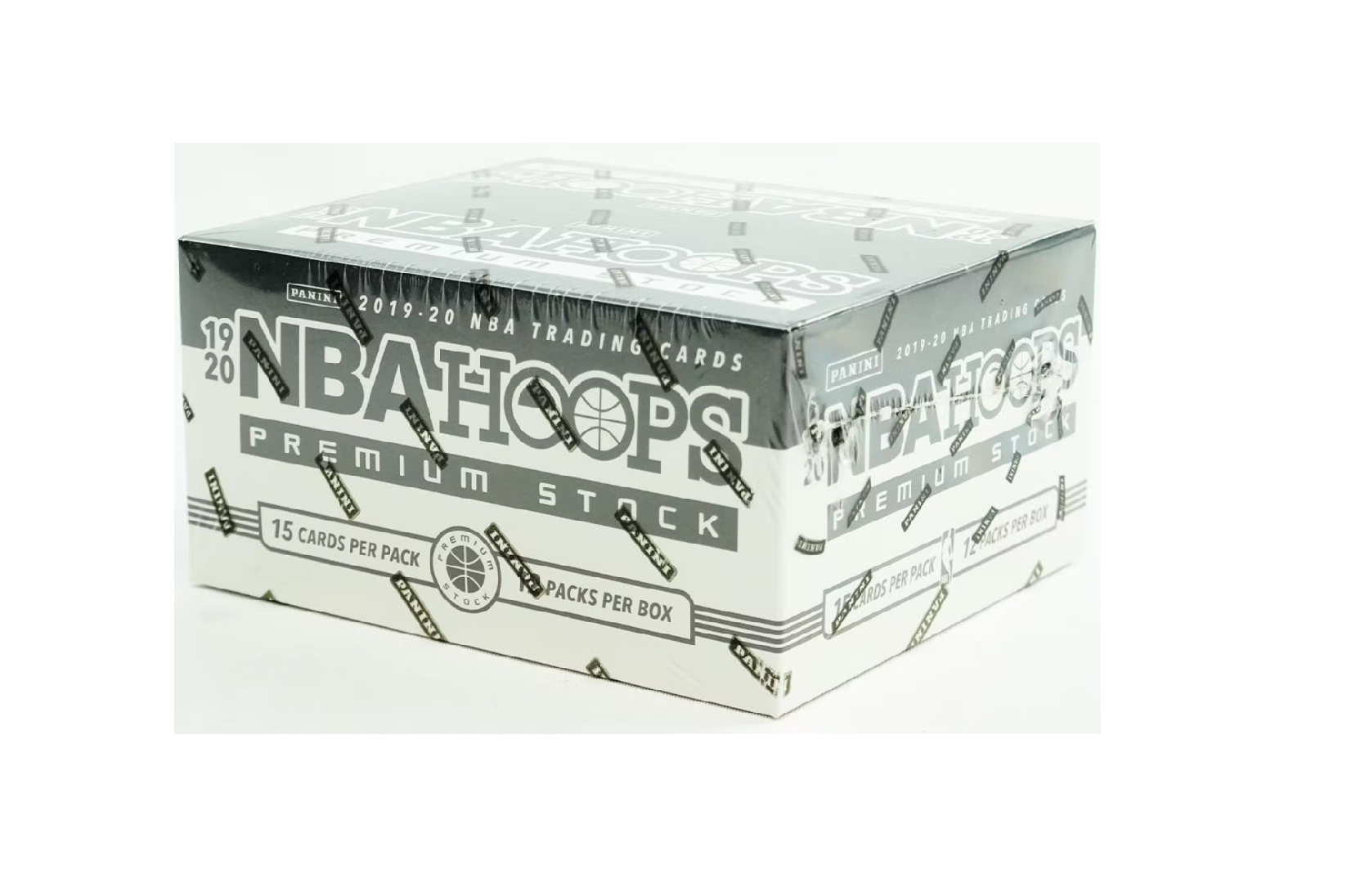 2019/20 Panini NBA Hoops Premium Stock Basketball Cello Pack Box (12ct)
