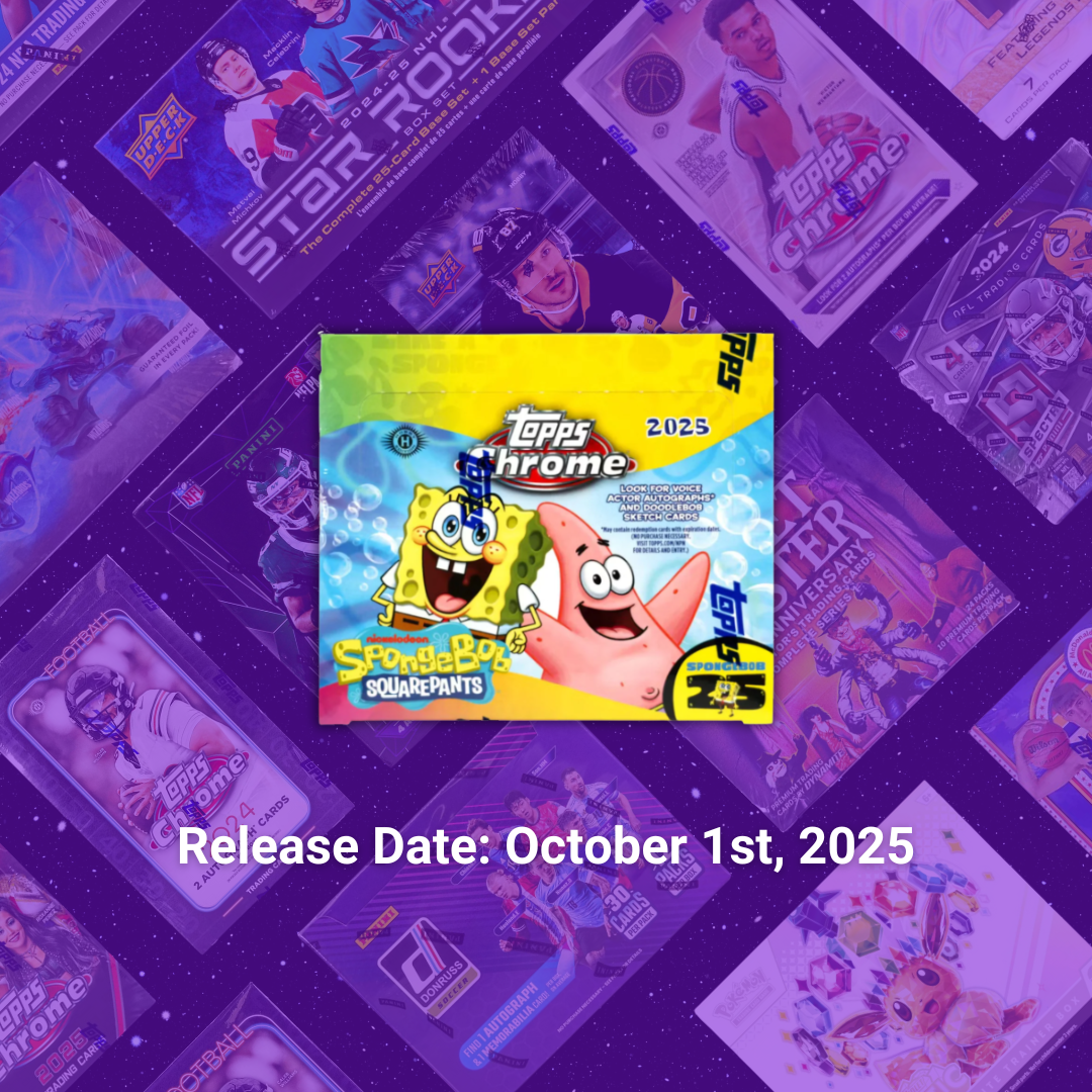 2025 Topps Chrome Spongebob Hobby Box