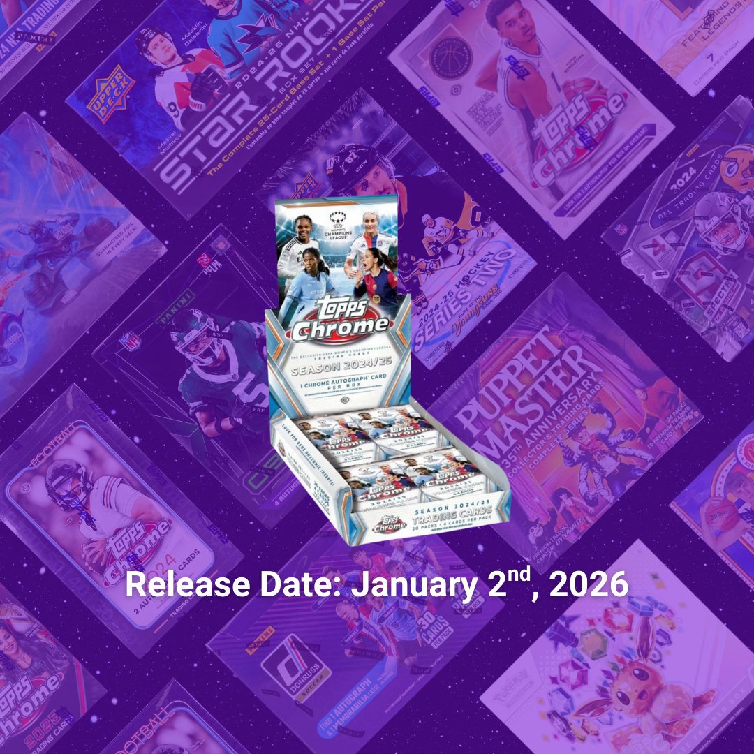 2024–25 Topps Chrome UEFA Women’s Champions League Soccer Hobby Release