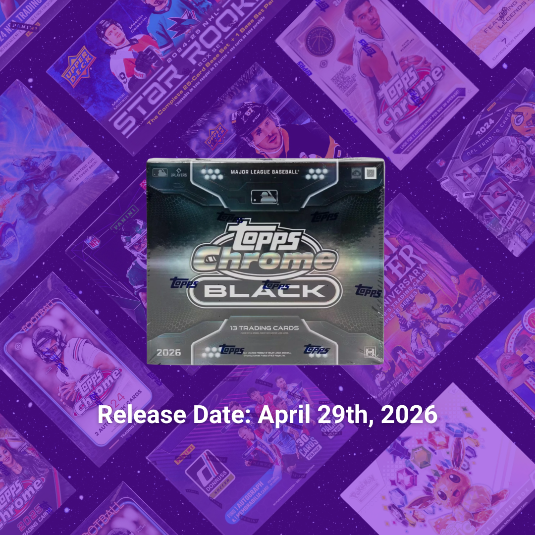 2026 Topps Chrome Black Baseball Hobby Release