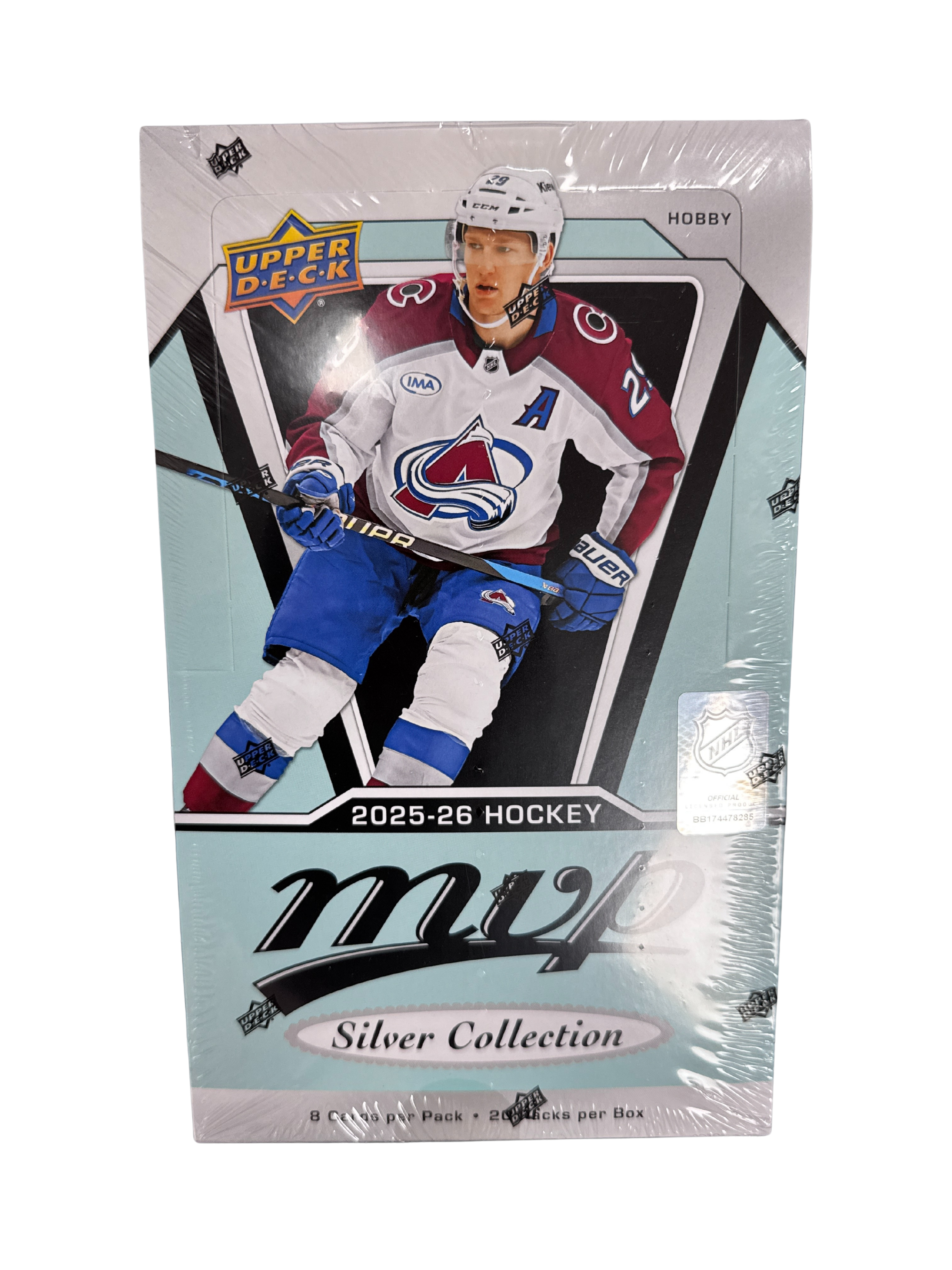 2025-26 Upper Deck MVP Silver Collection Hockey Hobby 16-Box Case (CDD Exclusive)