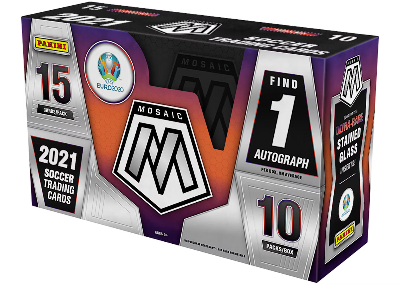 2020-21 Panini Mosaic UEFA Euro Soccer Hobby Pack