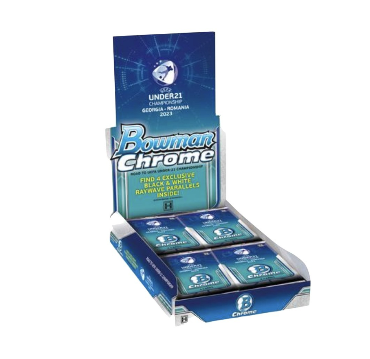 2022 Bowman Chrome Road to UEFA Under 21 European Championship Soccer Hobby Lite Box