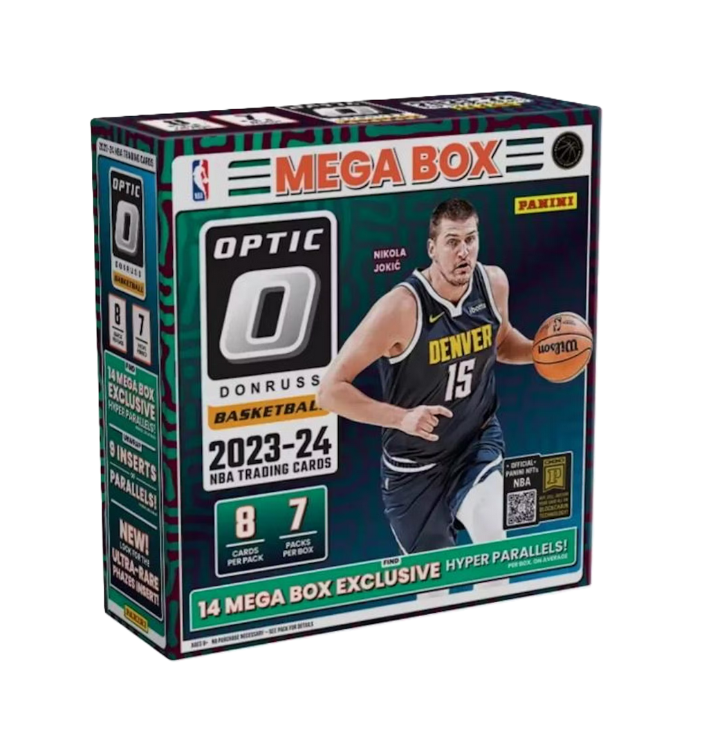 2023-24 Panini Donruss Optic Basketball Mega Box (Hyper Pink Prizms)