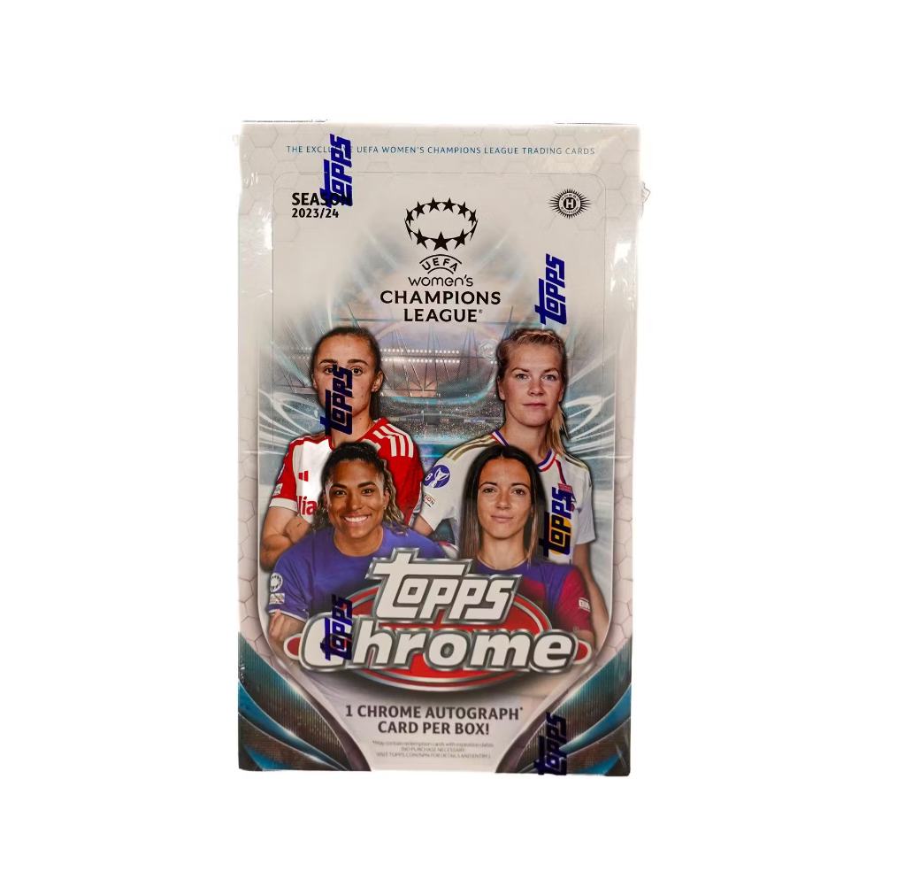 2023-24 Topps UEFA Women's Champions League Chrome Soccer Hobby Box