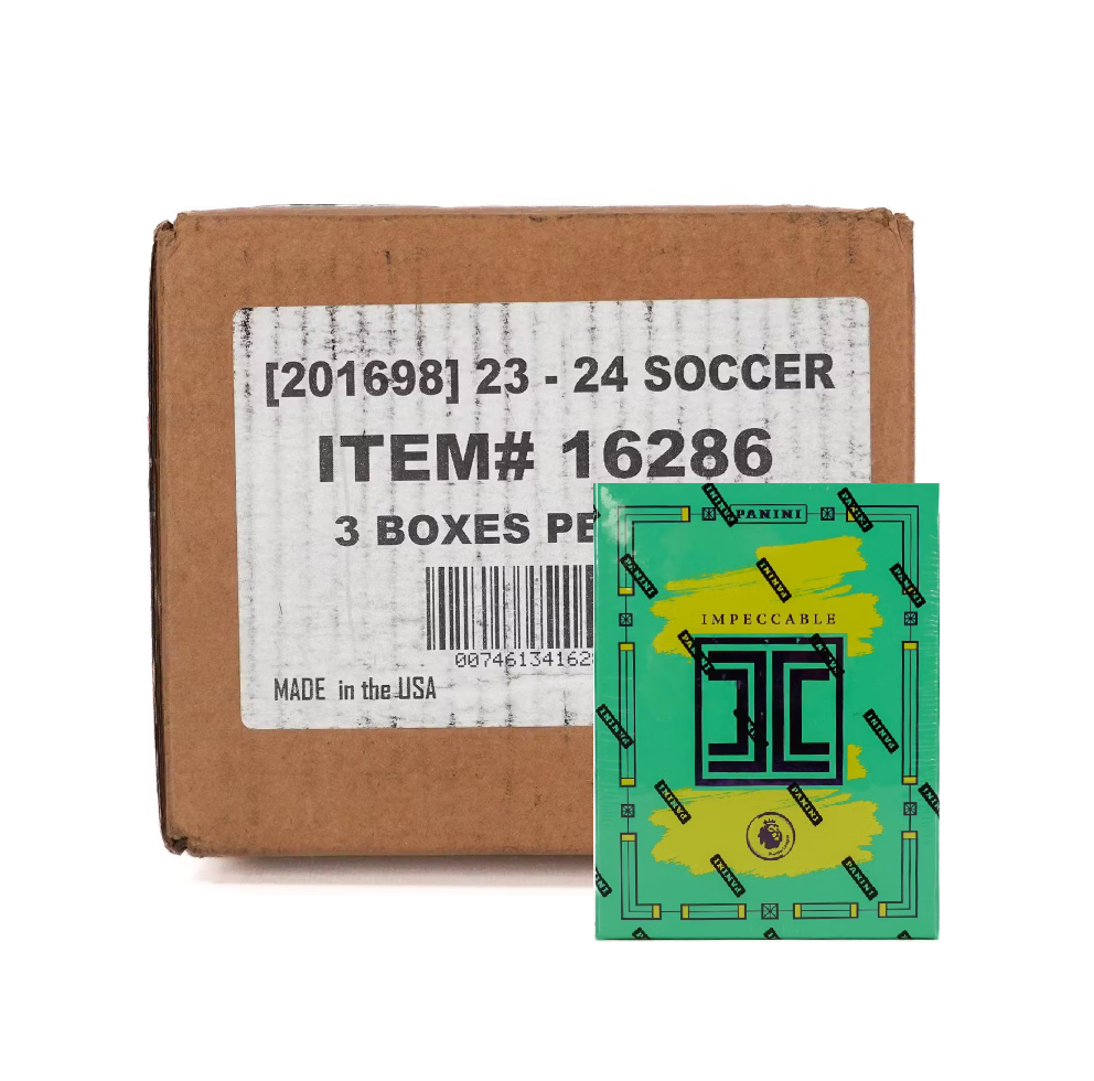 2023-24 Panini Impeccable Soccer Hobby 3-Box Case