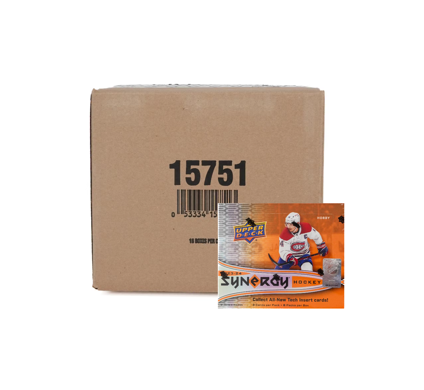 2023-24 Upper Deck Synergy Hockey Hobby 16-Box Case