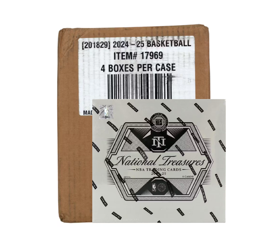 2024-25 Panini National Treasures Basketball International Hobby 4-Box Case
