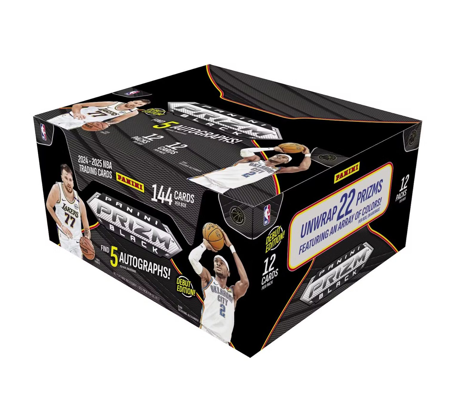 2024-25 Panini Prizm Black Basketball Hobby Box