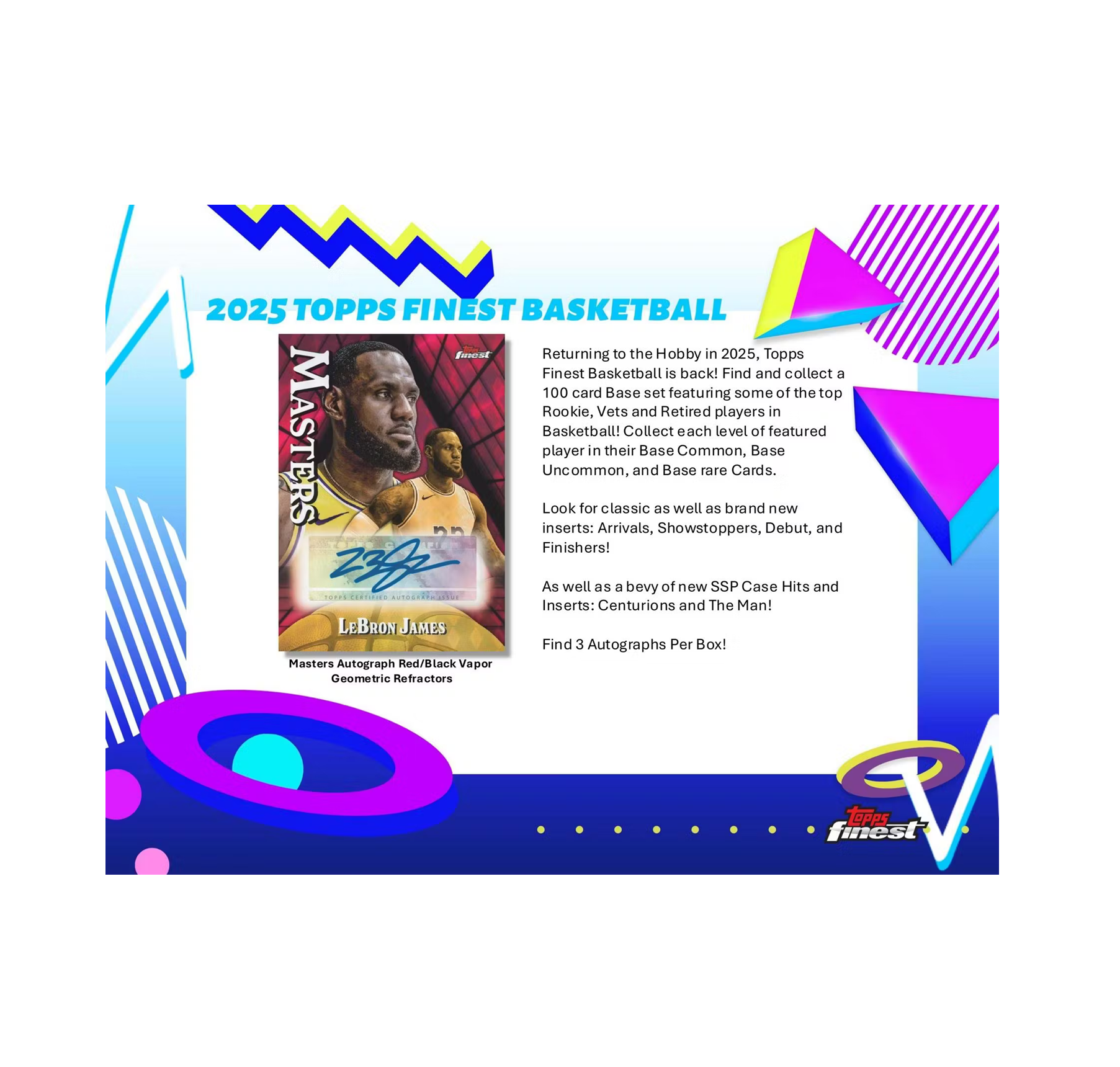 2024-25 Topps Finest Basketball Breaker's Delight Box