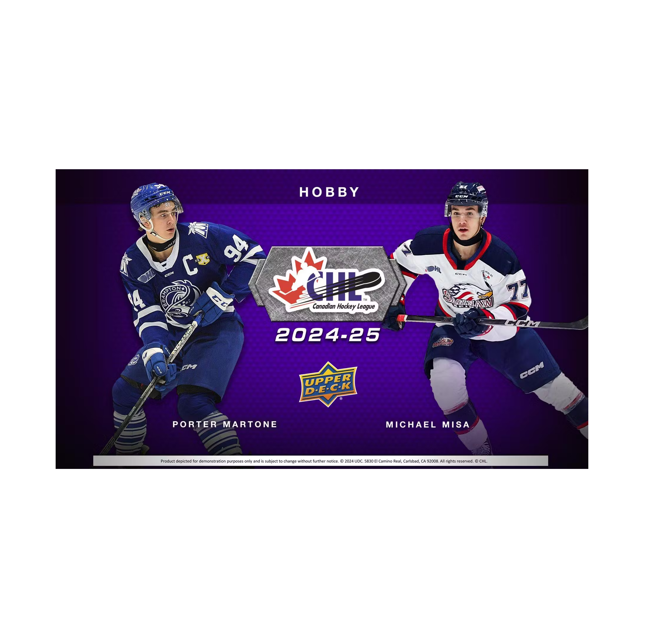 2024-25 Upper Deck CHL Hockey Hobby Box