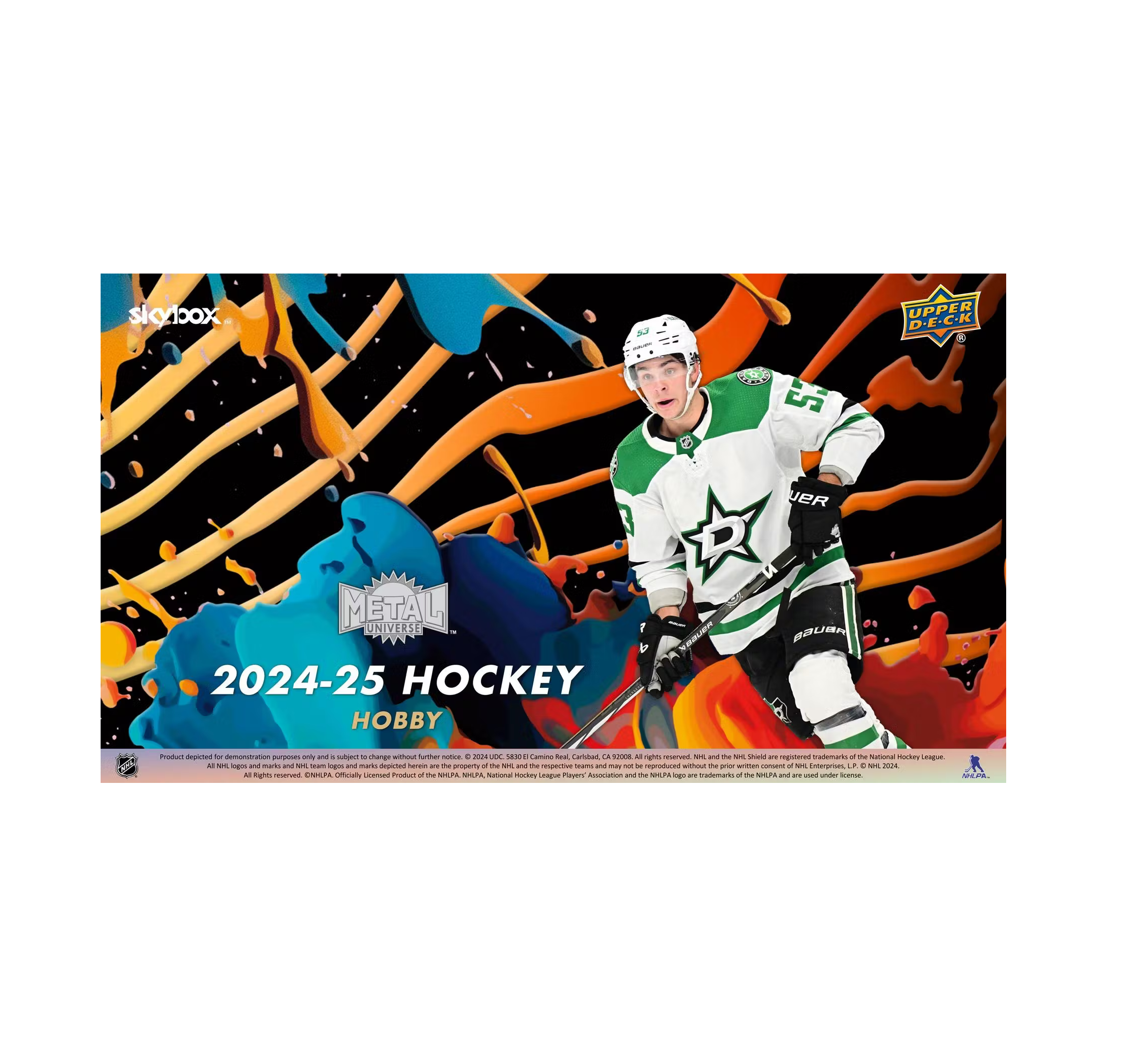 2024-25 Upper Deck Skybox Metal Universe Hockey Hobby 16-Box Case