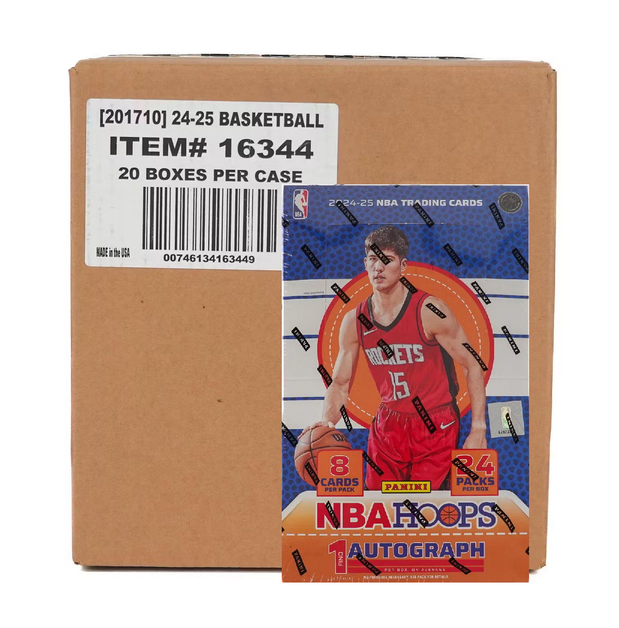 2024-25 Panini Hoops Basketball Hobby 20-Box Case