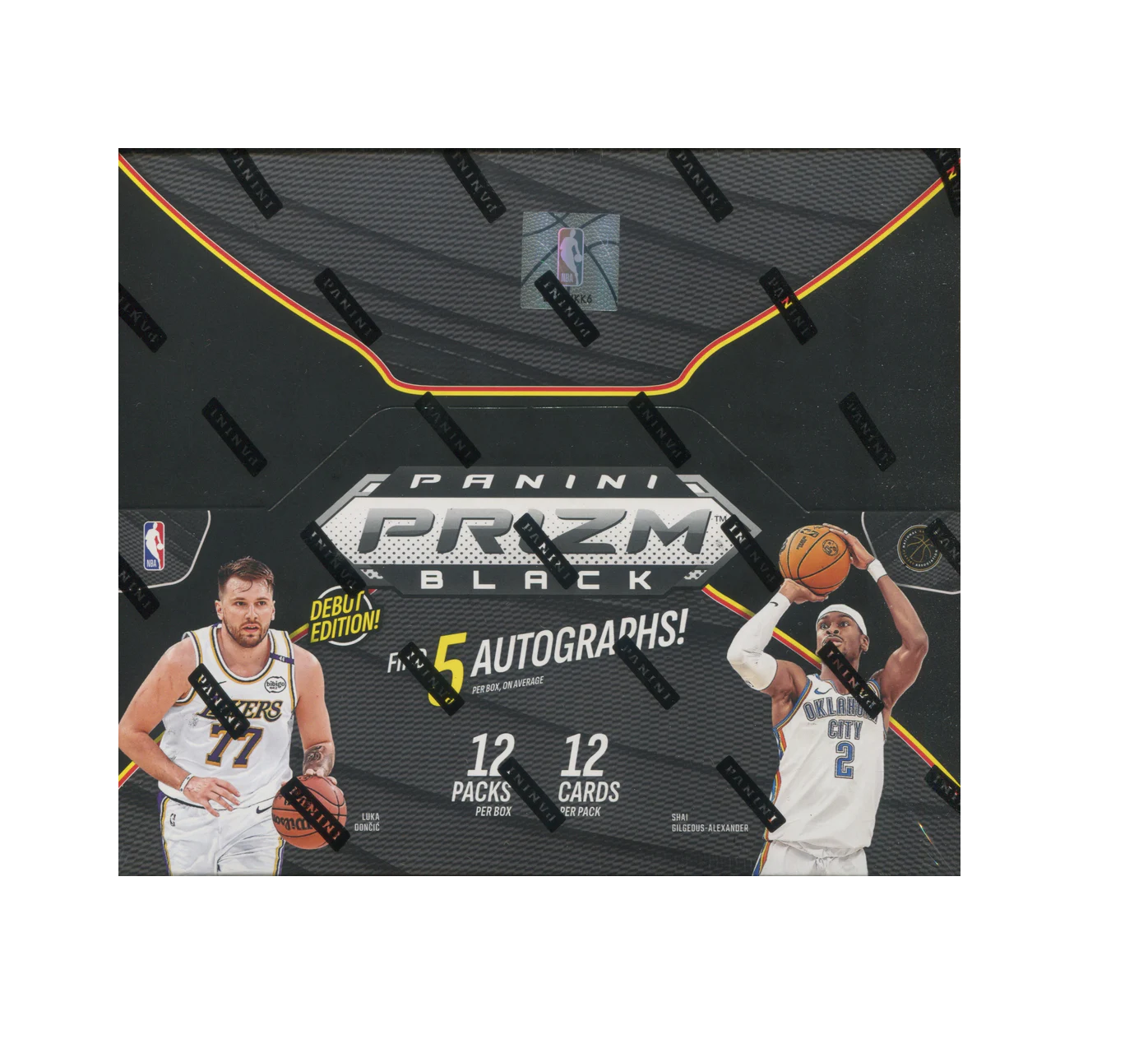2024-25 Panini Prizm Black Basketball Hobby Box
