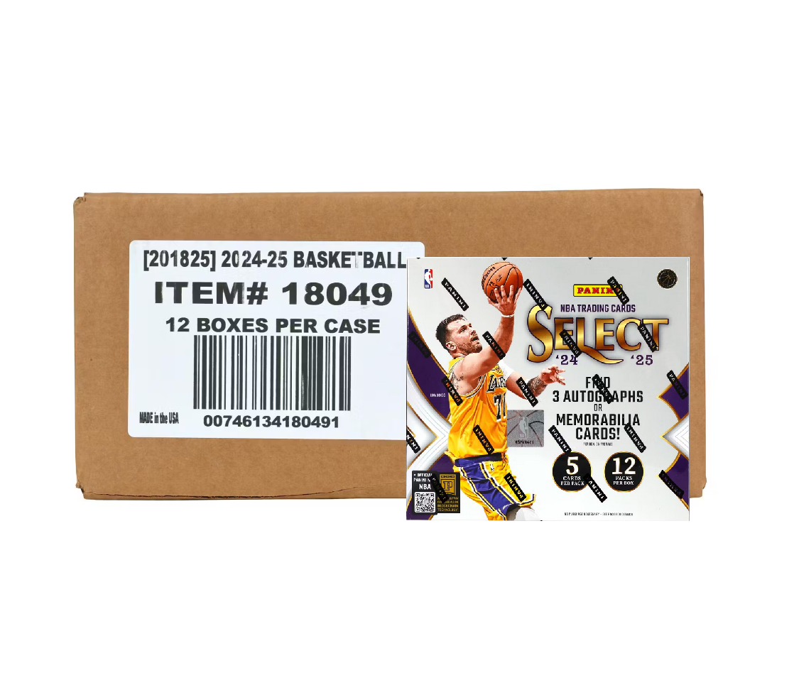 2024-25 Panini Select Basketball Hobby 12-Box Case