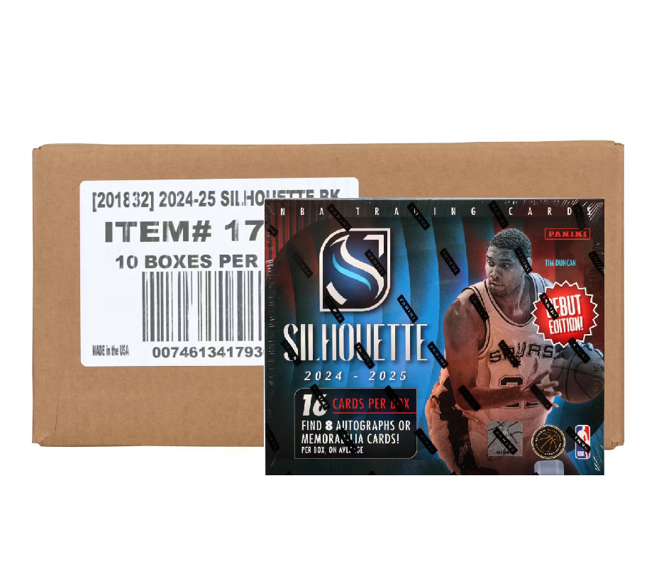 2024-25 Panini Silhouette Basketball Hobby 10-Box Case