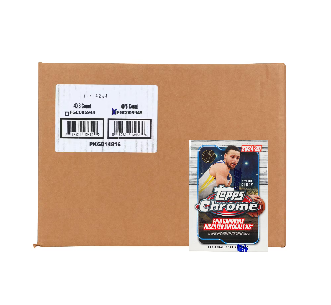 2024-25 Topps Chrome Basketball Blaster 40-Box Case