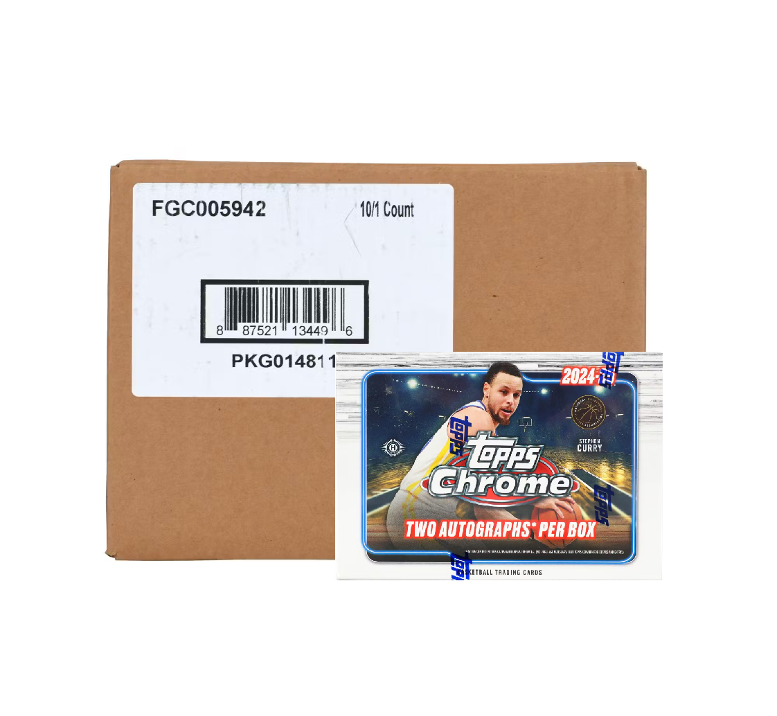 2024-25 Topps Chrome Basketball Breaker's Delight 10-Box Case